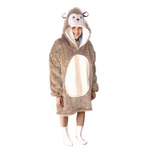 BLUZA KOC OVERSIZE JEŻ DLA DZIECI 7-12 LAT