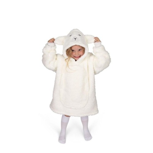 Bluza koc Oversize Owieczka dla dziecka 7-12 lat