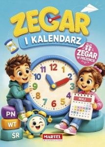 ZEGAR I KALENDARZ Z MAKIETĄ ZEGARA