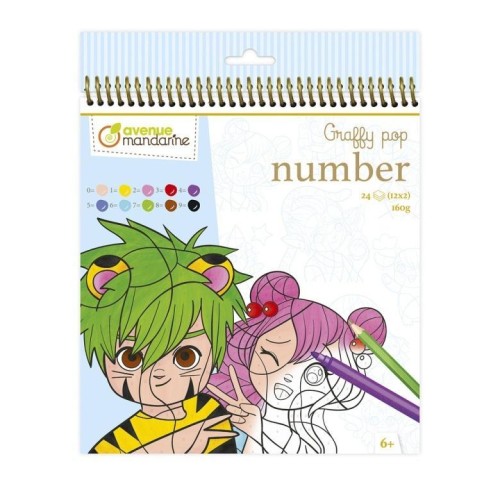 Kolorowanki po numerach - Manga