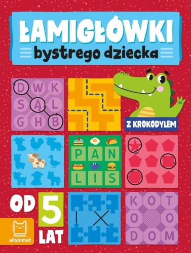 Łamigłówki bystrego dziecka z krokodylem