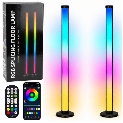 Lampy podłogowe Smart LED RGB pilot aplikacja