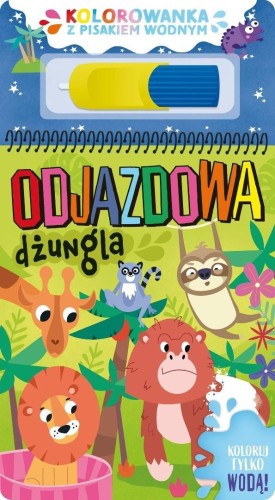Kolorowanka z pisakiem wodnym. Odjazdowa dżungla