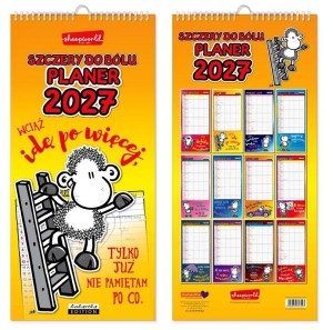 KALENDARZ 2027 PLANER SHEEPWORLD SZCZERY