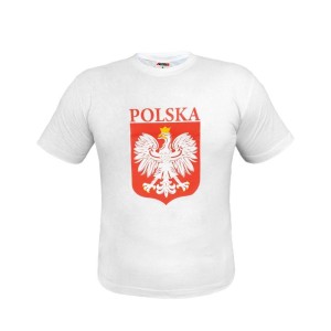 KOSZULKA Z NADRUKIEM BIAŁA XL