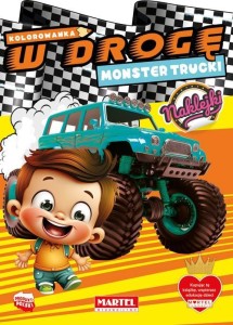 W DROGĘ. MONSTER TRUCKI Z NAKLEJKAMI