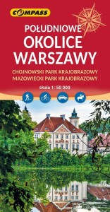 MAPA - POŁUDNIOWE OKOLICE WARSZAWY 1:50 000