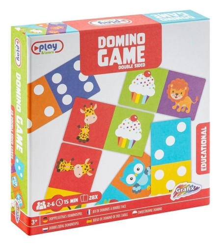 Gra Domino dwustronna 28 kart, Grafix