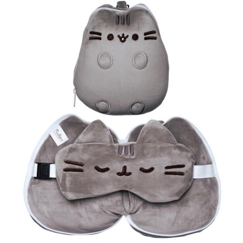 Poduszka podróżna z opaską Kot Pusheen
