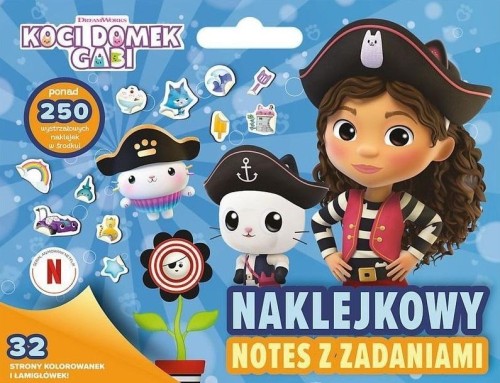 Koci Domek Gabi. Naklejkowy notes TREFL