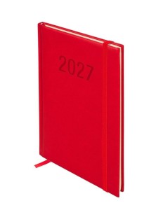 KALENDARZ 2027 COLORFIX-BIS A5 TDW CZERWONY
