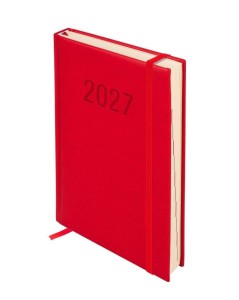 KALENDARZ 2027 COLORFIX-BIS A5 DNS CZERWONY
