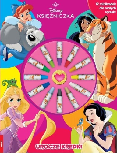 Disney Księżniczka. Urocze kredki, praca zbiorowa