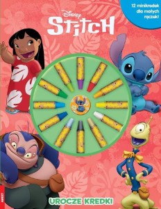 DISNEY STITCH. UROCZE KREDKI, PRACA ZBIOROWA