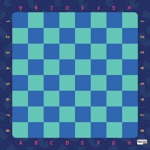 MATA ANIMACYJNA XL - WARCABY 100X100CM, AKSON