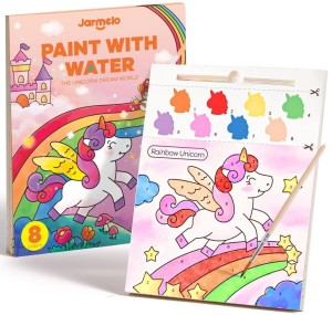 KOLOROWANKA AKWARELOWA UNICORNS 8 KOLORÓW + PĘDZEL