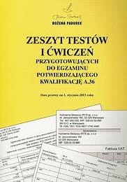 ZESZYT TESTÓW I ĆWICZEŃ KW. A.36  PADUREK podr. używ. kat B