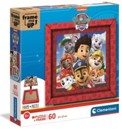 Puzzle 60 Frame Me Up Paw Patrol, Clementoni