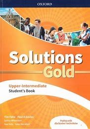 Solutions Gold Upper-Interm SB, Oxford University Press, PODRĘCZNIK używany kat. A